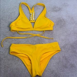 Super comfy yellow bikini.